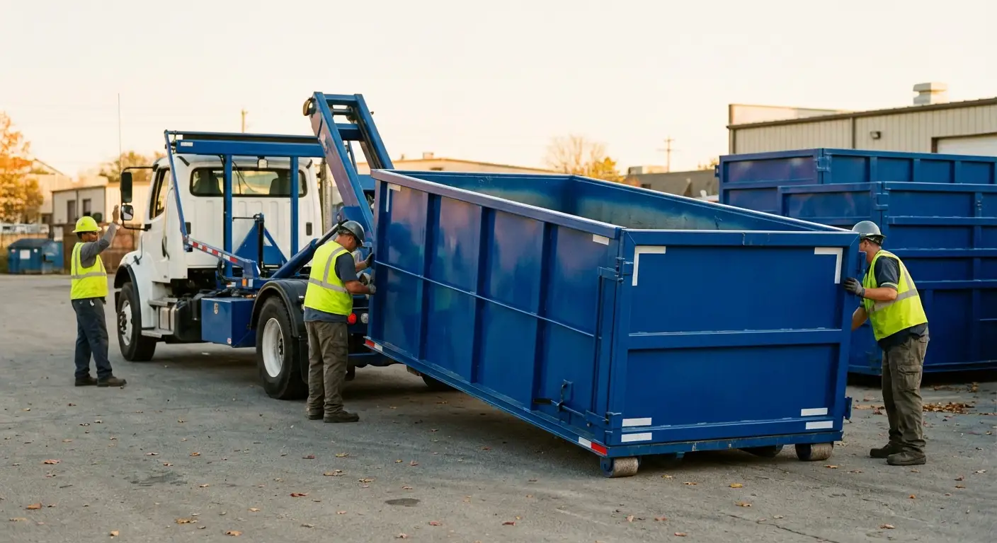 Commercial waste management and dumpster rental logistics in Loveland, CO