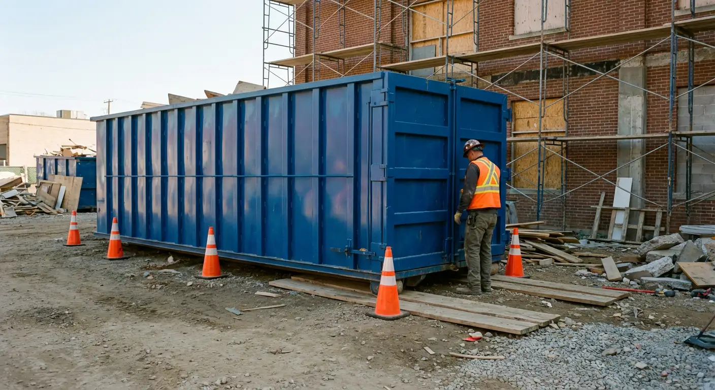 Safety inspection of dumpster placement site in Loveland, CO