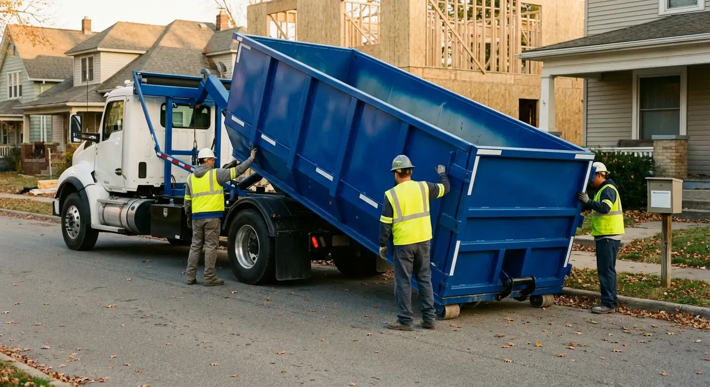 Construction dumpster delivery and waste management in Loveland
