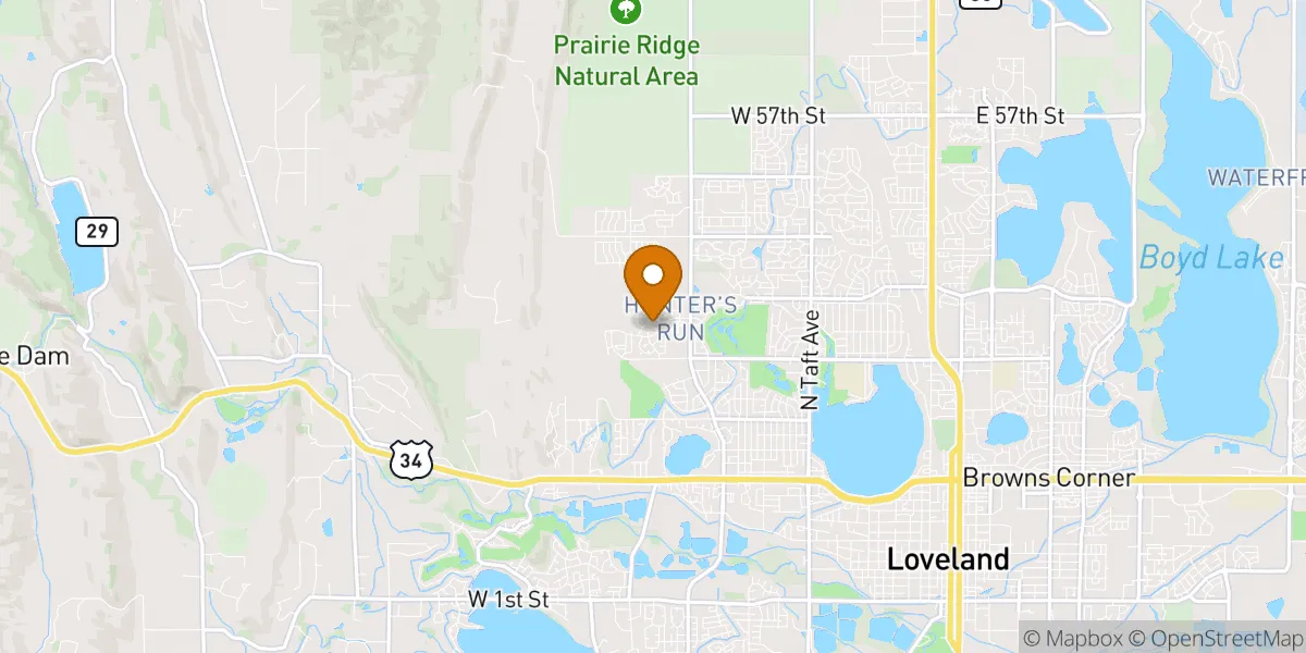  neighborhood map in Loveland, CO