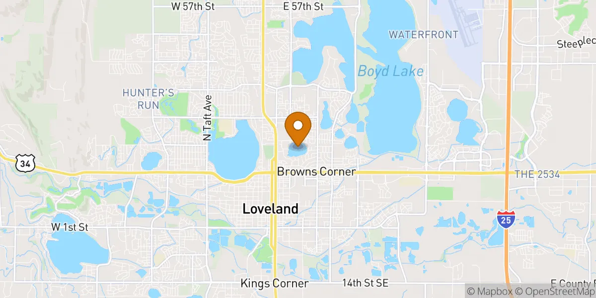  neighborhood map in Loveland, CO